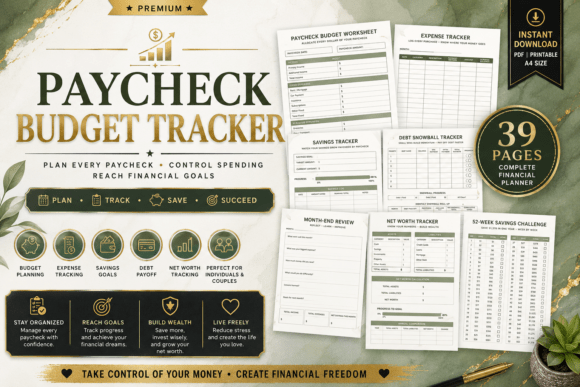 Download Paycheck Budget Tracker - Check Collection