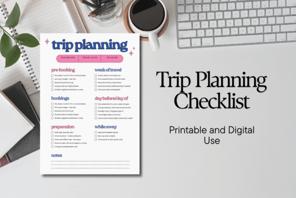 Download Trip Planning Checklist Travel Planner - Check Collection