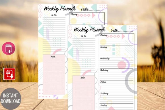 Download Digital Weekly Planner Download Printabl - Download Collection